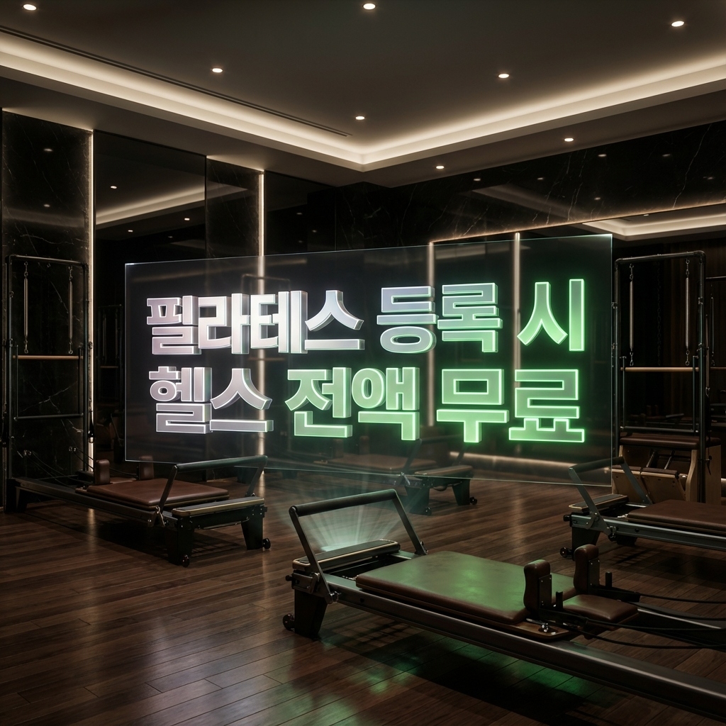 필라테스 등록시 헬스 전액 무료